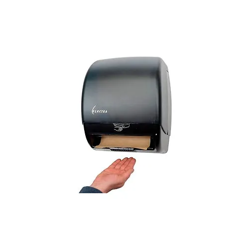 PALMER FIXTURE COMPANY Palmer Fixture Automatic Adjustable Touchless Paper  Towel Roll Dispenser, Black (TD024502)