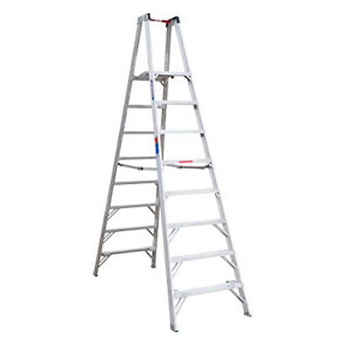 Werner 8' Type 1A Aluminum Dual Access Platform Ladder - PT378