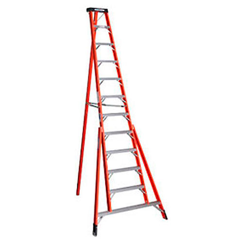 Werner 12' Fiberglass Tripod Step Ladder FTP6212