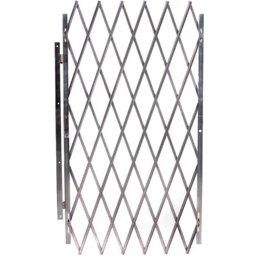 Global Industrial™ Single Folding Security Gate, 5-1/2'W x 5'H