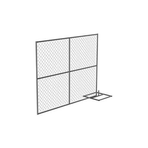 Galvanized Construction Barrier, Add-On Unit
