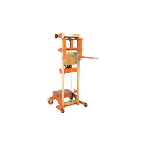 Wesco® Counterbalanced Hand Winch Lift Truck 273515 350 Lb. 140" Lift