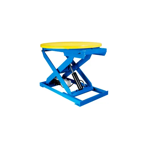 Bishamon® OPTIMUS Lift2K Lift Table 43" Dia. Turntable 2000 Lb. Cap