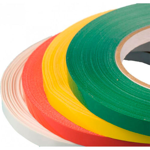 Tach-It® Bag Sealing Tape, 3/8"W x 180 Yd., Yellow, 12/Pack