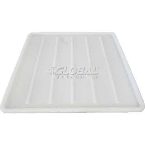 Shirley K's Storage Trays 256PN Plastic Nesting Tote, FDAUSDA, 281/4"X28"X11/8", Natural White