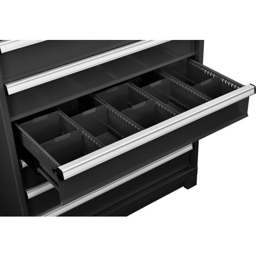 Dividers for 6"H Drawer of Global™ Modular Drawer Cabinet 36"Wx24"D, Black