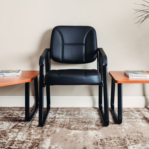 Interion™ - Bonded Leather Reception Chair