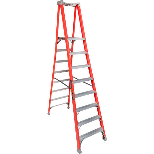 Louisville 8' Type 1A Fiberglass Pro Platform Step Ladder - FXP1708