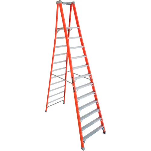 12 - Step Fiberglass Folding Step Ladder