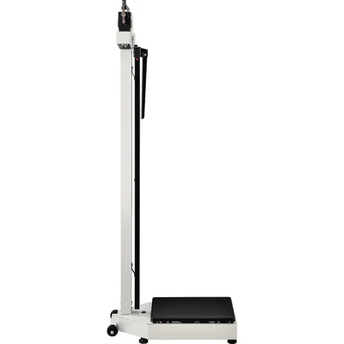Mechanical Beam Scale with Height Rod, up to 500 lb/200 kg, Platform  Dimension: 10-1/2W x 14D, Pro Dual Reading Height Rod: 23 - 84
