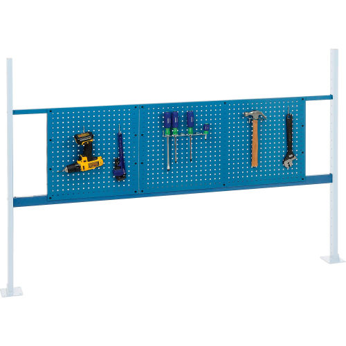 Mounting Kit with 18 W and 36 W Pegboards for 72 W Workbench - Blue