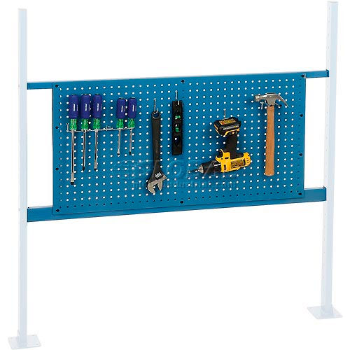 Mounting Kit with 36 W Pegboard for 48 W Workbench - Blue