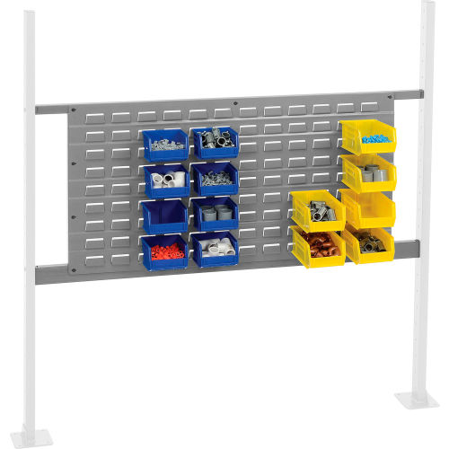 Panel Kit for 48W Workbench with 36W Louver, Mounting Rail -Gray