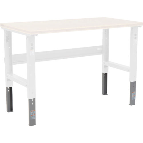 Leg Extender Kit - 35-1/2 to 43 - Gray