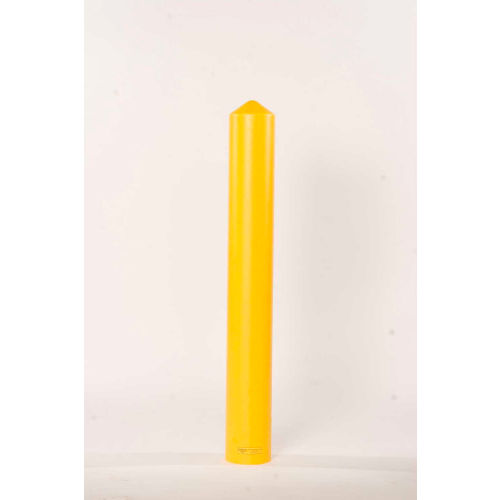 Eagle Smooth Bollard Post Sleeve 8" Yellow, 1737Y