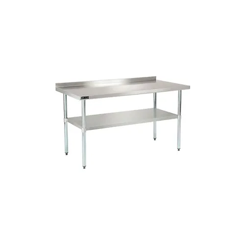 Global Industrial™ 430 Stainless Steel Table, 60 x 30", Undershelf, 2