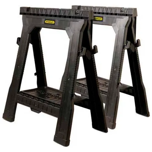 Stanley Black Decker 060864R Stanley Folding Sawhorse Twin Pack