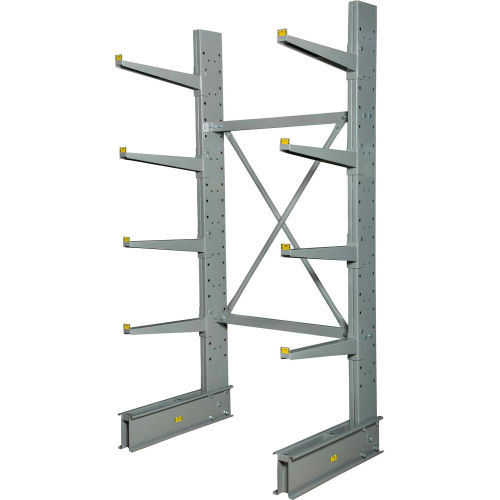 Global Industrial Cantilever Rack Single Sided Starter Heavy Duty 48W x 38D x 8H-With Lip
																			