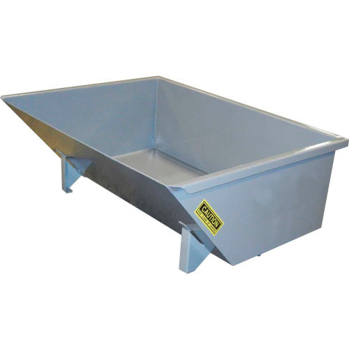 Wright Low-Profile Self-Dumping Forklift Hopper 10077LP 1 Cubic Yard 5000 Lbs.