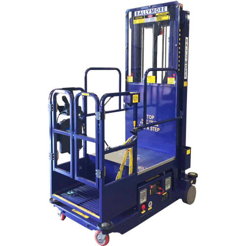 Drivable Power Stocker Lift, 18' Blue - PS-12D