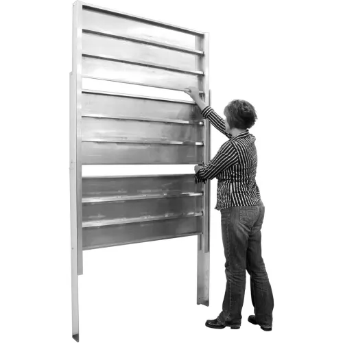 Prairie View Aluminum Retractable Shelving Unit, 48