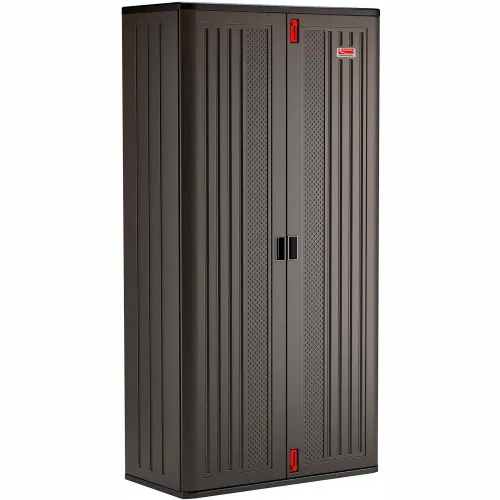 Suncast Plastic Mega Tall Storage 4 Shelf BMCCPD8004 40" W