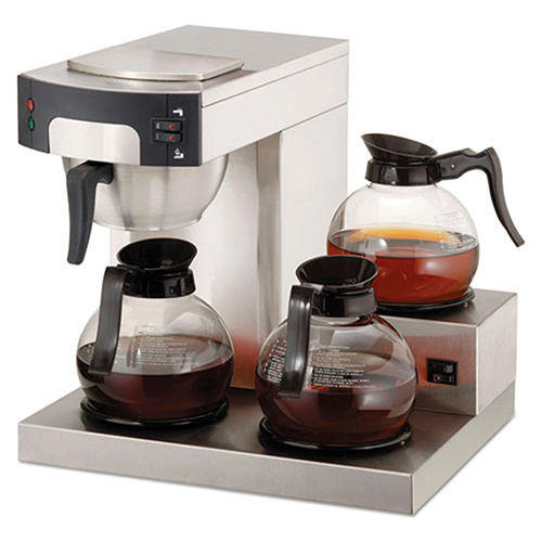 Coffee Pro OGFCPRLG 3Burner Coffee Maker, Stainless Steel, 36 Cups