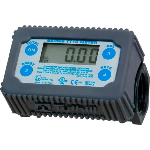 Fill-Rite TT10PN, Electronic Digital Turbine Flow Meter, Polymer