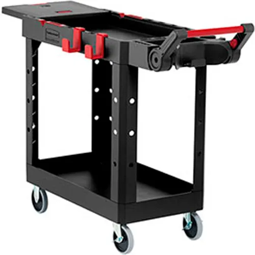 Rubbermaid Commercial Heavy Duty Adaptable Utility Cart, 2 Shelves