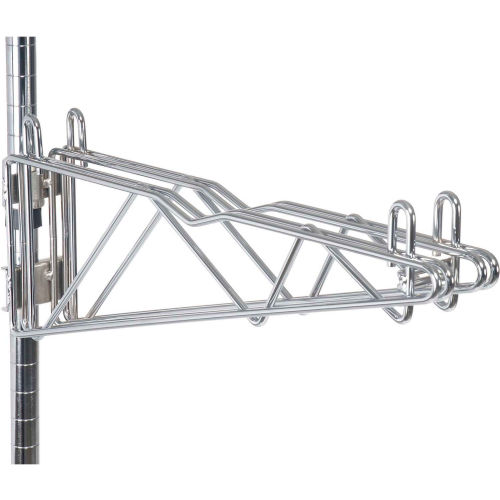 Nexel® Poly-Green®, Adjustable Double Shelf Post Bracket, 18"D