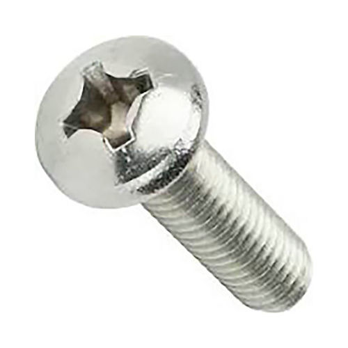 M6-1.0 x 70mm DIN 7985 Phillips Drive Pan Head Zinc Finish Steel Machine Screw PKG. 100