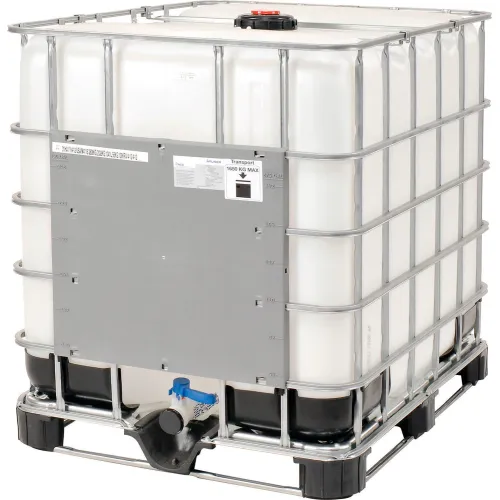 Mauser IBC Container 330 Gallon UN Approved with Composite Metal Pallet