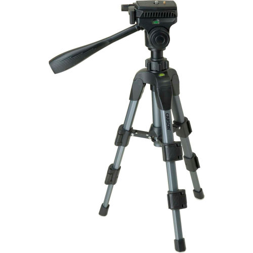 Carson Optical TR-100 The Rock Series 20.8'' 3-Way Fluid Panhead 3-Section Tabletop Tripod
