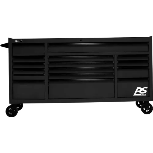 Extreme Tools 72 DX Series 17-Drawer Roller Cabinet - Blue w/Black Drawer Pulls