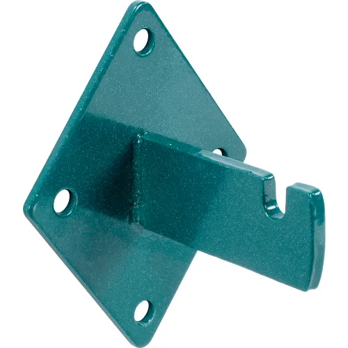 Grid Wall Brackets Poly Green Pkg Qty 4