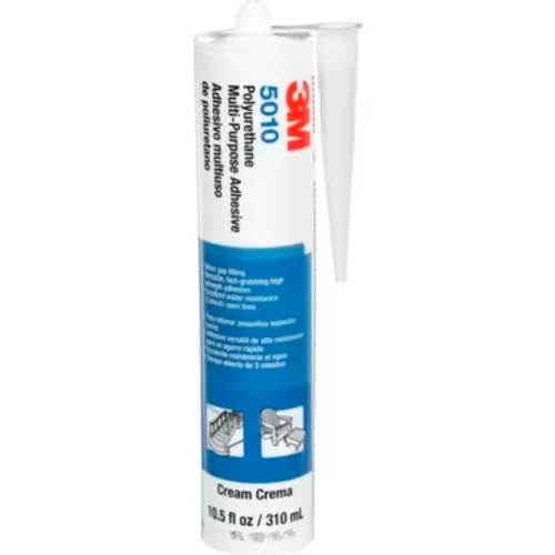 3M™ 5010 Polyurethane Multi-Purpose Adhesive, 310 ml Capacity, Cream - Pkg Qty 12