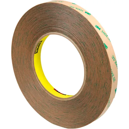 3M™ 9472LE Adhesive Transfer Tape 1/2" x 60 Yds. 5.2 Mil Clear Pkg Qty 18