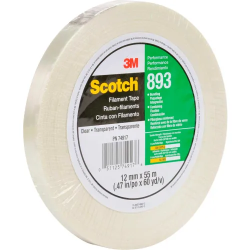 Scotch Clear Mounting Tape, 1 in. x 60 in.