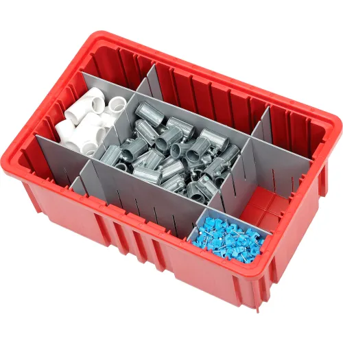 Global Industrial™ Plastic Dividable Grid Container - DG92060,16-1