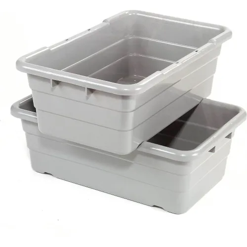 Global Industrial™ Cross Stack Nest Tote Tub - 25-1/8 x 16 x 8-1/2