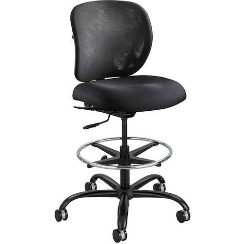 Safco® Vue™ Heavy Duty Stool - Vinyl - Black