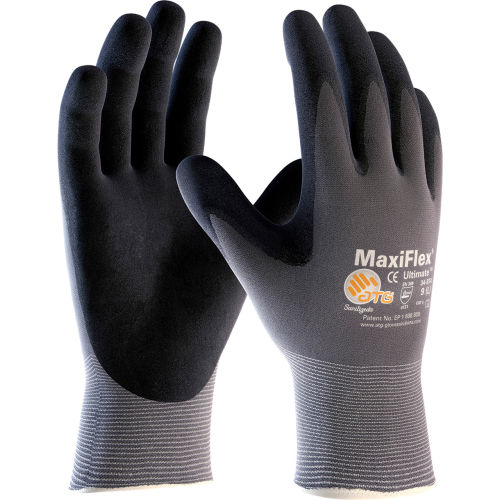 PIP&#174; MaxiFlex&#174; Ultimate&#153; Nitrile Coated Knit Nylon Gloves, X-Small, 12 Pairs