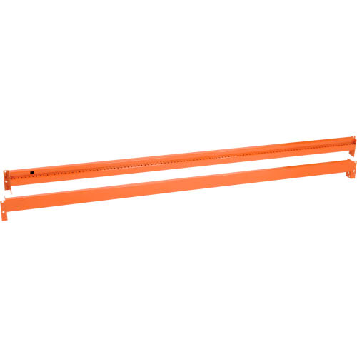 Interlake Mecalux Pallet Rack Tear Drop Beam Pair 120"L - 5575 Lbs Cap/Pr  (2 pcs)