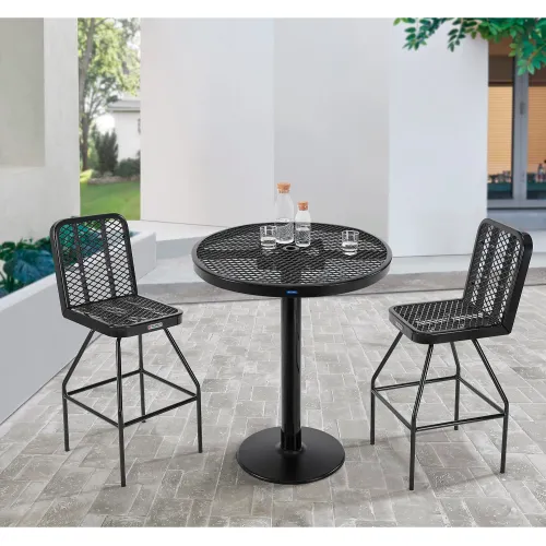 Expanded metal patio discount chairs