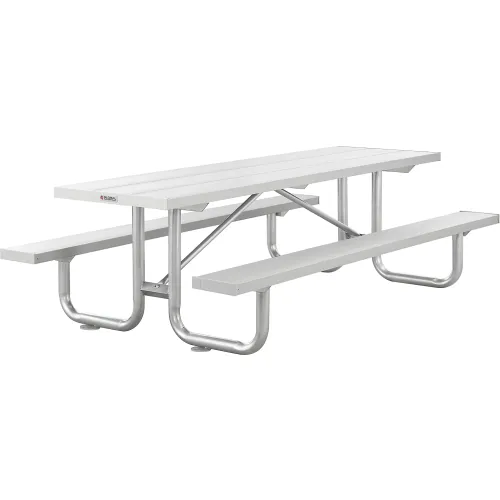 Global Industrial™ 8' HeavyDuty Aluminum Picnic Table