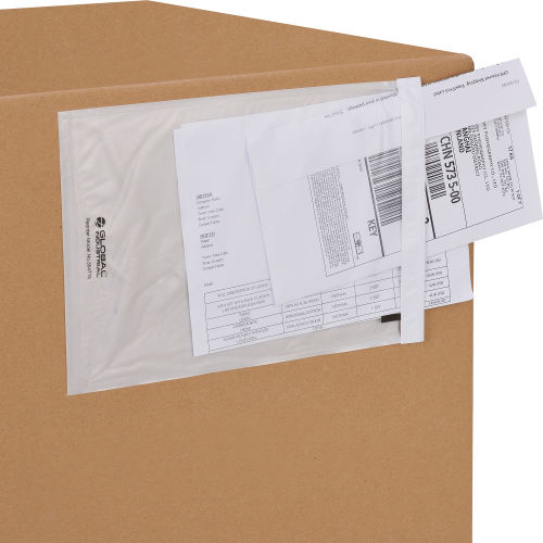 Global Industrial™ Packing List Envelopes,7in x 10in, Clear, Pack of 1000
