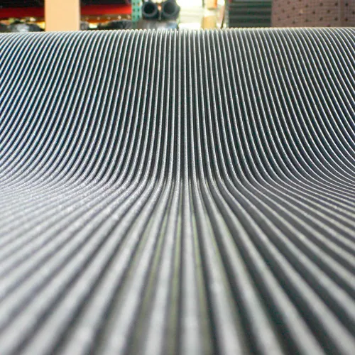 Corrugated Fine Rib Rubber Runner Mats - The Rubber Flooring Experts