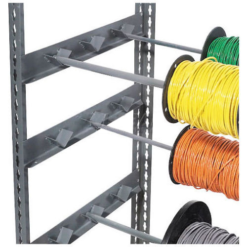 Reel Mount Rack - Axle closeup