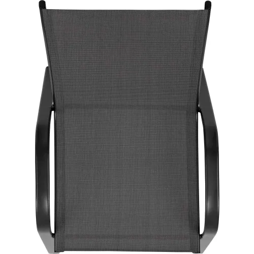 Flash furniture brazos series 2024 black outdoor stack chair