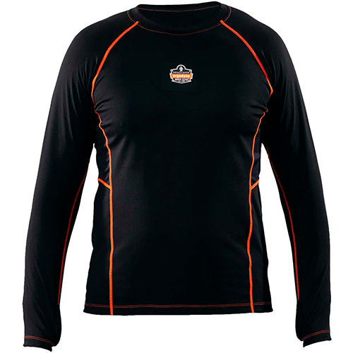 Ergodyne CORE Performance Work Wear™ 6435 Long Sleeve Shirt, Black, Medium
